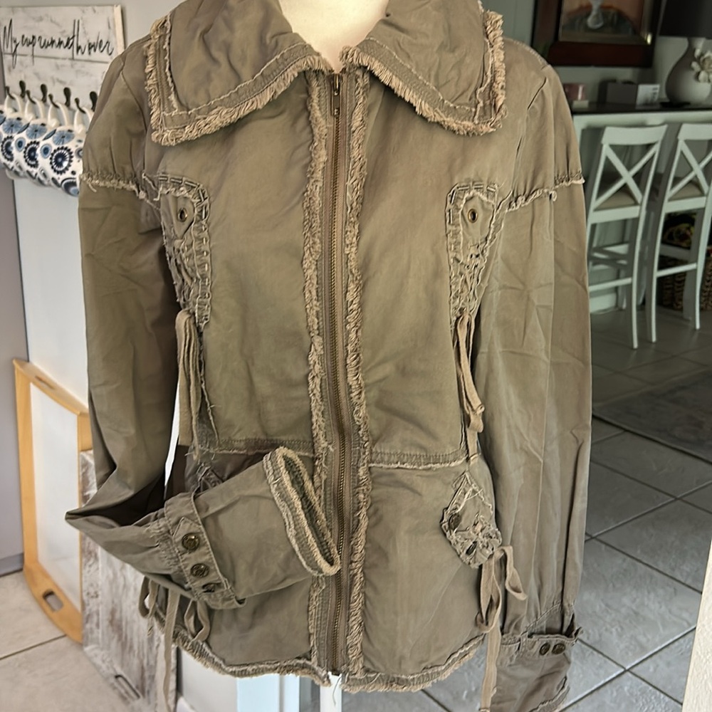Murmur Stylish Olive Green Women's Jacket Large